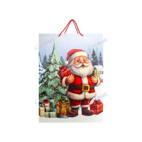 GreenTime Пакет новогодний Дед Мороз Микс 40х55х15 см