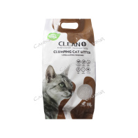 Clean+ Наполнитель бентонитовый для кошачьего туалета с ароматом кофе 7 кг