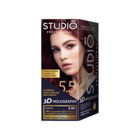 Studio Professional Крем-краска для волос 3D Holography тон 5.54 Махагон 115 мл