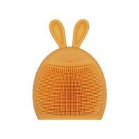 GreenTime Щетка для умывания силиконовая Зайчик 6x8,5 см