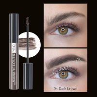 Relouis Гель для бровей и ресниц Pro Waterproof Color Brow Gel водостойкий оттеночный тон 04 dark brown 6 мл