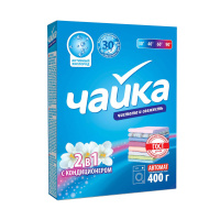 Чайка Стиральный порошок 2в1 с Кондиционером Активный кислород Автомат 400 г