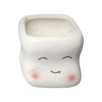 Настольное кашпо из керамики 7x7x9 см в ассортименте