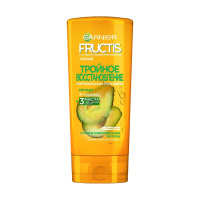 Garnier Бальзам-ополаскиватель для волос Fructis Тройное восстановление Авокадо, Кокос, Олива 387 мл