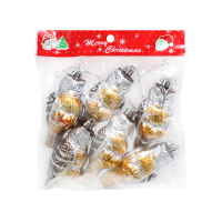 DVL Набор елочн.украшений сова золотой 10см пластик Palmary 6шт / 160шт / 10BDC6-F63 / 877561