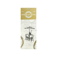 Самойловский текстиль Полотенце вафельное для кухни Вид 2 40х70 см Город Белое 170 г/м2