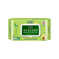 Aiwibi Avocado Влажные салфетки детские для всех типов кожи с клапаном 84 шт