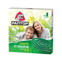Раптор Спираль от комаров Mega Power 10+2 шт