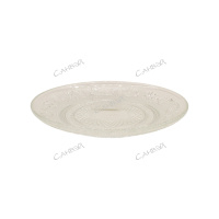 Блюдце стеклянное прозрачное 1,6x15 см