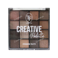 TF Cosmetics Палетка теней для век Creative Palette тон 03 бежево-розовый 16 цветов