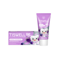 TISWELL паста зубная детс. 2-6л. 60гр. наногидрокс. реминерал. д/укреп.эмали ягодн.зефир туба 1шт /