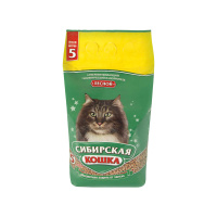 Сибирская кошка Наполнитель для кошачьего туалета Лесной древесный 5 л