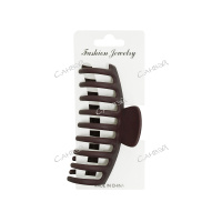 Заколка-краб для волос пластиковая в ассортименте 9 см