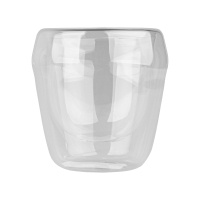 Стакан стеклянный с двойным стеклом прозрачный 250 мл