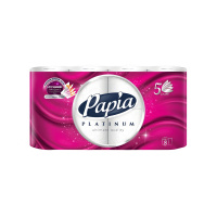 Papia Туалетная бумага Platinum пятислойная 8 шт