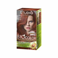 Studio Professional Крем-краска для волос Biocolor тон 7.43 Огненно-рыжий 115 мл