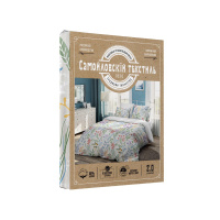 Самойловский Текстиль Комплект постельного белья 2 спальный Гербарий 4 предмета Бязь