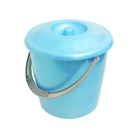 Ведро с крышкой Соло пластик бирюзовый 5 л Мартика 1 шт / шт / С631КБИР / 789932