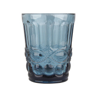 Стакан из цветного стекла синий 10x8 см 250 мл