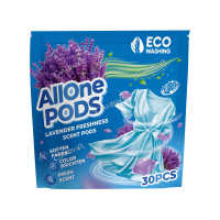 Allone Капсулы для стирки парфюмированные с ароматом лаванды 30 шт