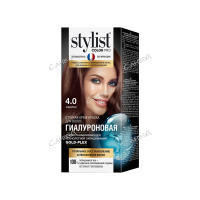 Global Bio Cosmetic Крем-краска гиалуроновая Stylist Pro Color без аммиака тон 4.0 Каштан 115 мл
