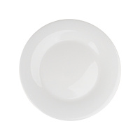 Тарелка обеденная Классика белая, стеклокерамика 21 см