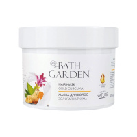 Bath Garden Маска для волос Золотая Куркума универсальная, питательная 500 мл