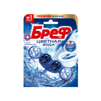 Бреф Подвесной блок для унитаза Колор-Актив с Хлор-компонентом 50 г