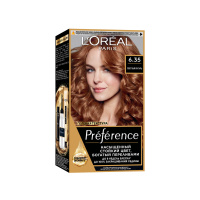 L'Oreal Paris Preference краска д/волос компл.эстраблеск гавана светлый янтарь 6.35 174мл 1шт / 6шт 