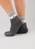 Clever Женские носки Д2342П меланж темно-серый р23 1 пара