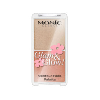 Monic Beauty Контуринг для лица Glam&Glow тон 01 Passionate Хайлайтер+румяна 8 г