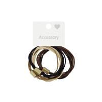 Набор резинок для волос плетеные 5 шт