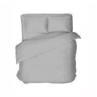 Волшебная Ночь Комплект постельного белья Евро Gray Cloud 4 предмета Поплин