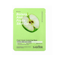 Sadoer Тканевая маска для лица Botany&fruits skin care с яблоком 25 г