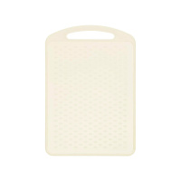 Интерм Доска разделочная средняя кремовая прямоугольная 28,9x18,5x0,45 см