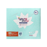 Young Show Прокладки гигиенические ежедневные USA time Multiform Waterlily 15,5 см 60 шт