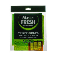 Master Fresh Салфетка для стекол и зеркал Микрофибра
