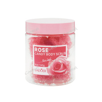 Sadoer Сахарный скраб для тела Rose отшелушивающий с экстрактом розы 140 г