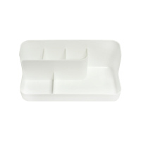 GreenTime Органайзер для хранения 5 секций Белый 26х13х10 см