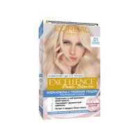 L'Oreal Paris Краска для волос Excellence тон Pure Blond 01 Суперосветляющий русый натуральный 269 мл