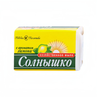 Солнышко Хозяйственное мыло Лимон 140 г