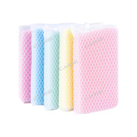 Liao Губки для мытья посуды поролоновые 15x7,5x2 см 5 шт