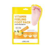Lebelage Отшелушивающие пилинг носочки для ног Vitamin Peeling Foot Pack 40 мл.