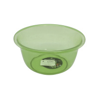 Таз пластиковый круглый зеленый 19x9 см 1 л