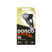 Dorco Бритвенный станок многоразовый Pace4 + Сменные кассеты 4 лезвия 2 шт
