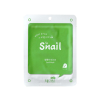MJ Care Тканевая маска для лица Snail с эссенцией улиточной слизи 22 мл
