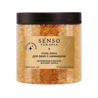 Senso Terapia Соль-пена для ванн Champagne Glow с шиммером 560 г