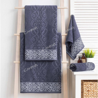 Самойловский Текстиль Полотенце махровое для рук 50х90 см Толедо Маренго бордюр 420 г/м2