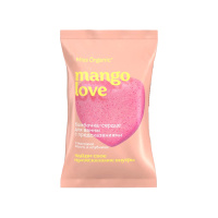 Miss Organic Бомбочка-сердце для ванны Mango love с предсказанием Манго Клубника 100 г