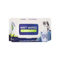 Pingy Влажные салфетки Очищающие с экстрактом зеленого чая 90 шт